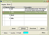 Toggle Inactive and Wrap Browse