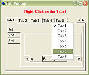 Tab Popups